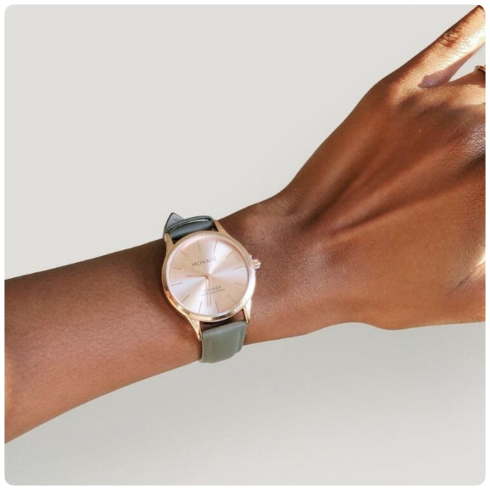 Monroé Watches Sunburst Solérose Watch NEW